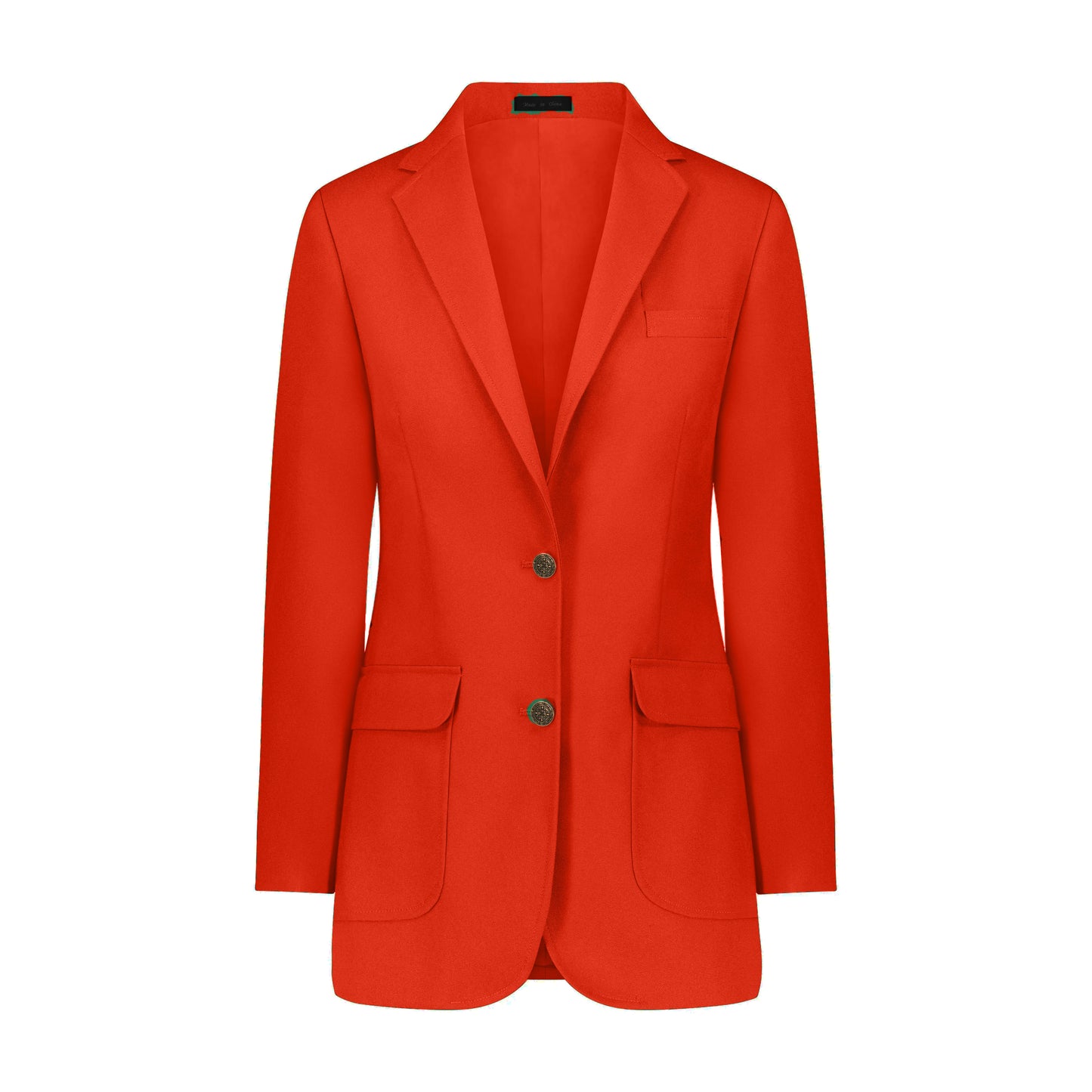 Women's Orange Blazer