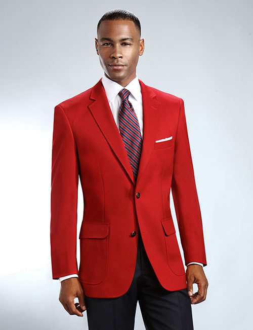 Maxwell Park Mens Artillery Red Uniform Blazer