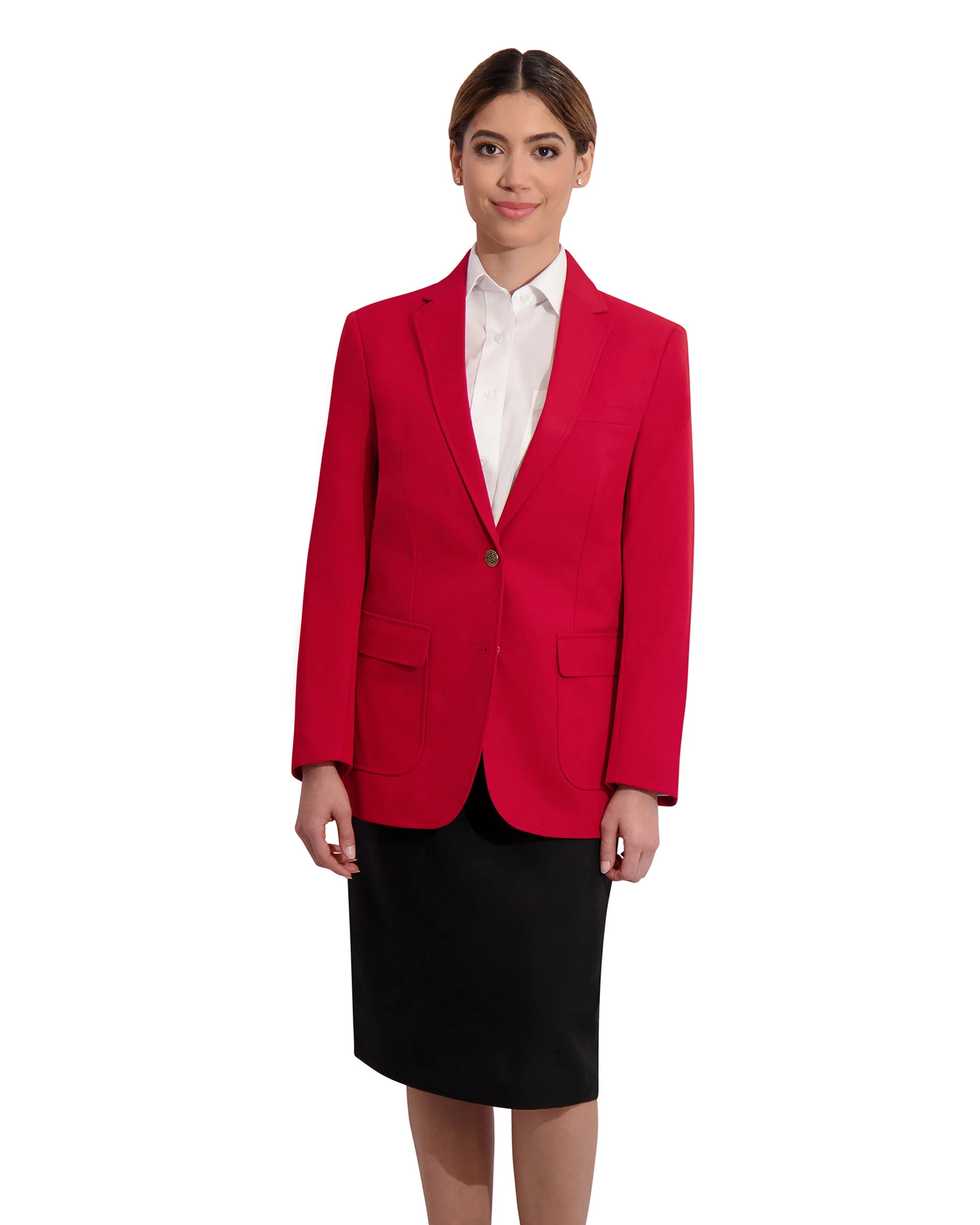 Women's Red Uniform Blazer