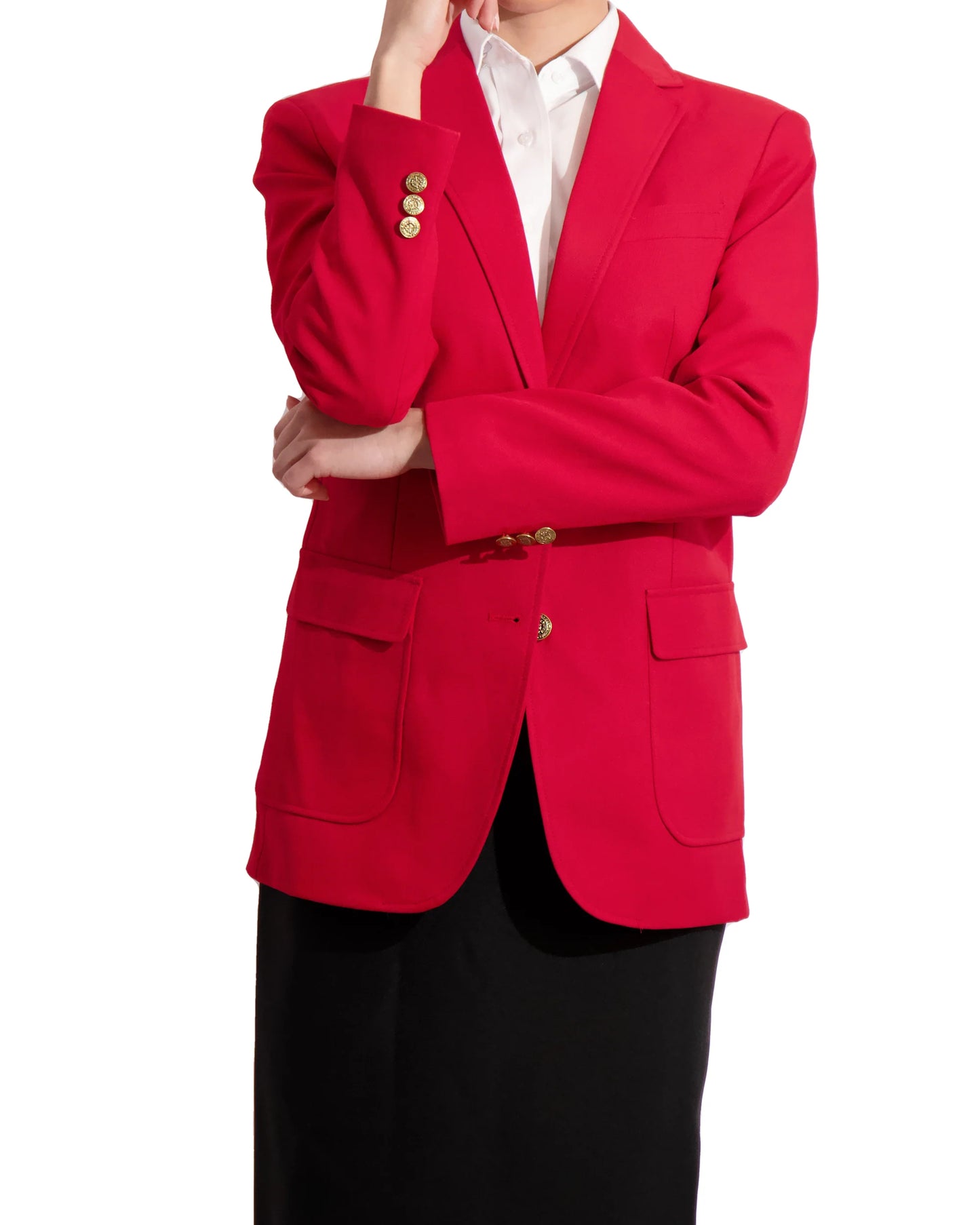 Women's Red Uniform Blazer