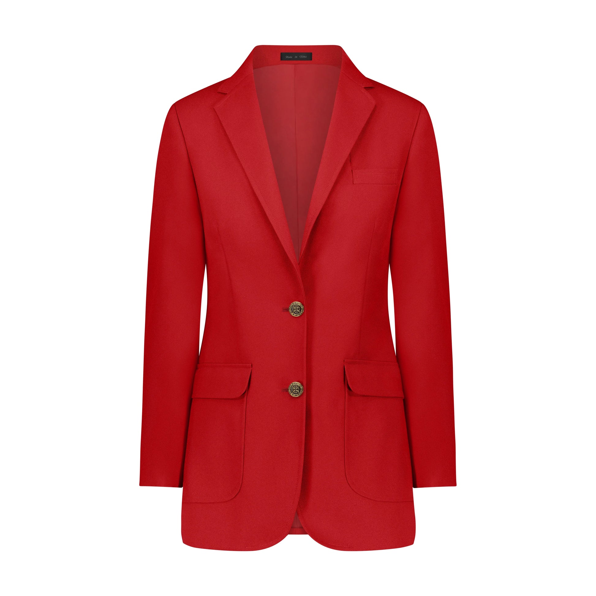 Women's Red Uniform Blazer