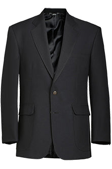 Edwards Mens Black Uniform Blazer