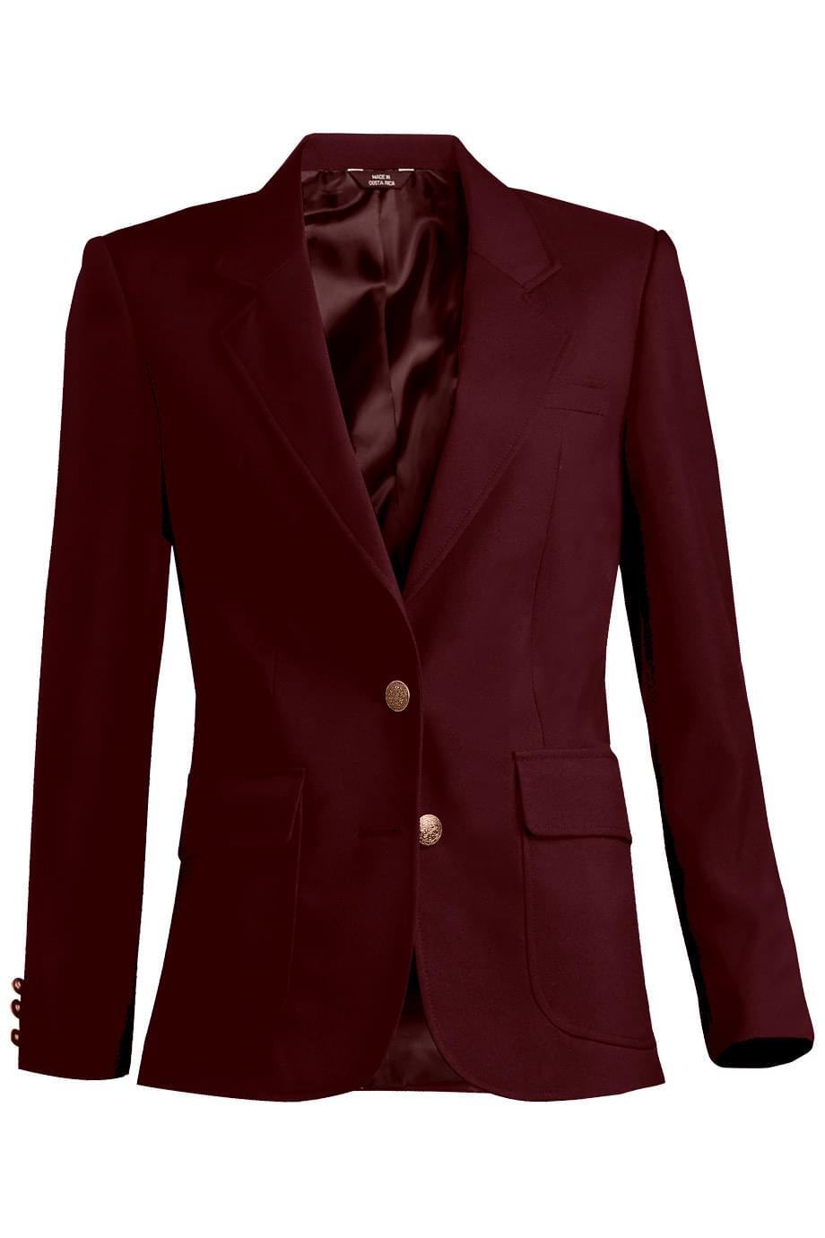 Women's Burgundy Blazer