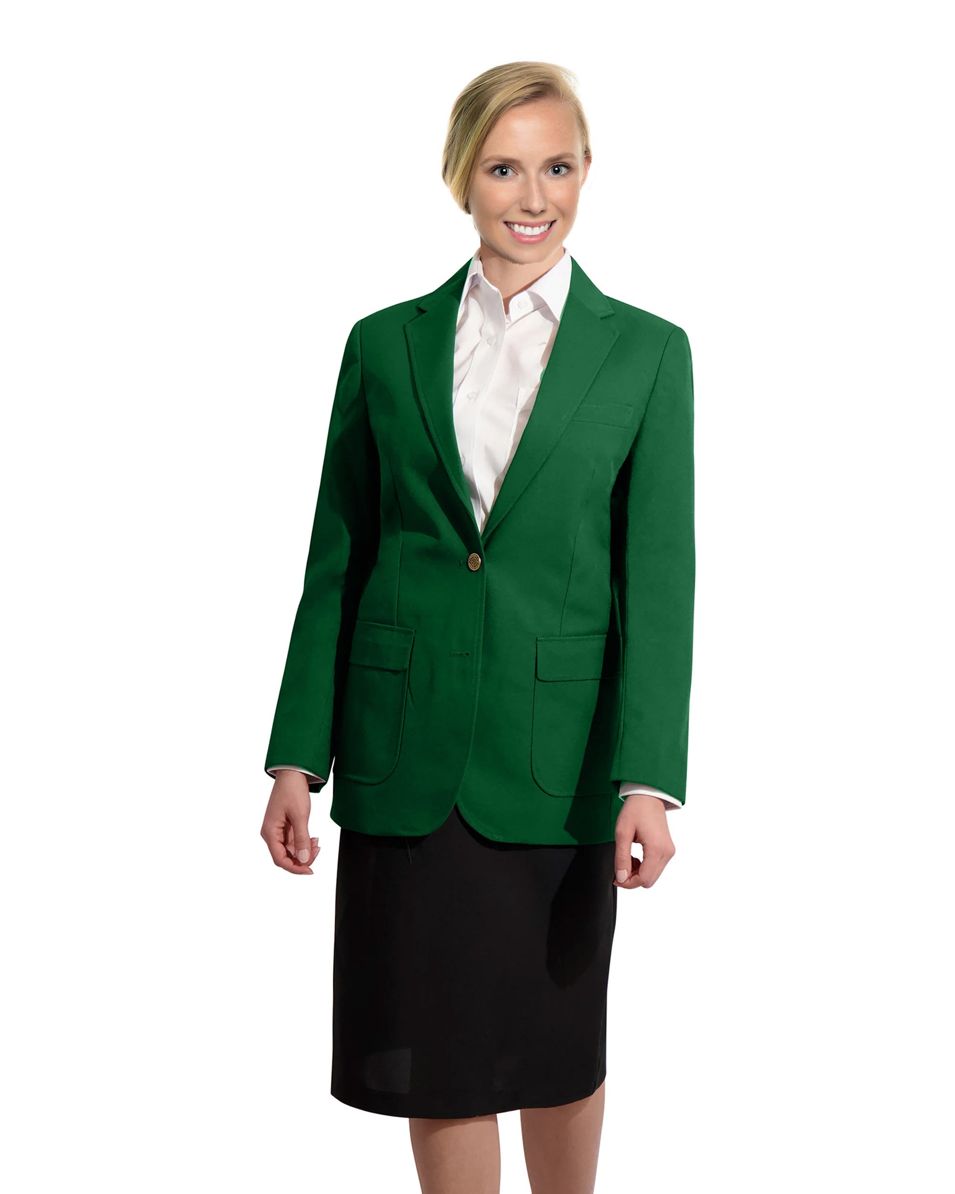 Maxwell Park Womens Augusta Green Uniform Blazer