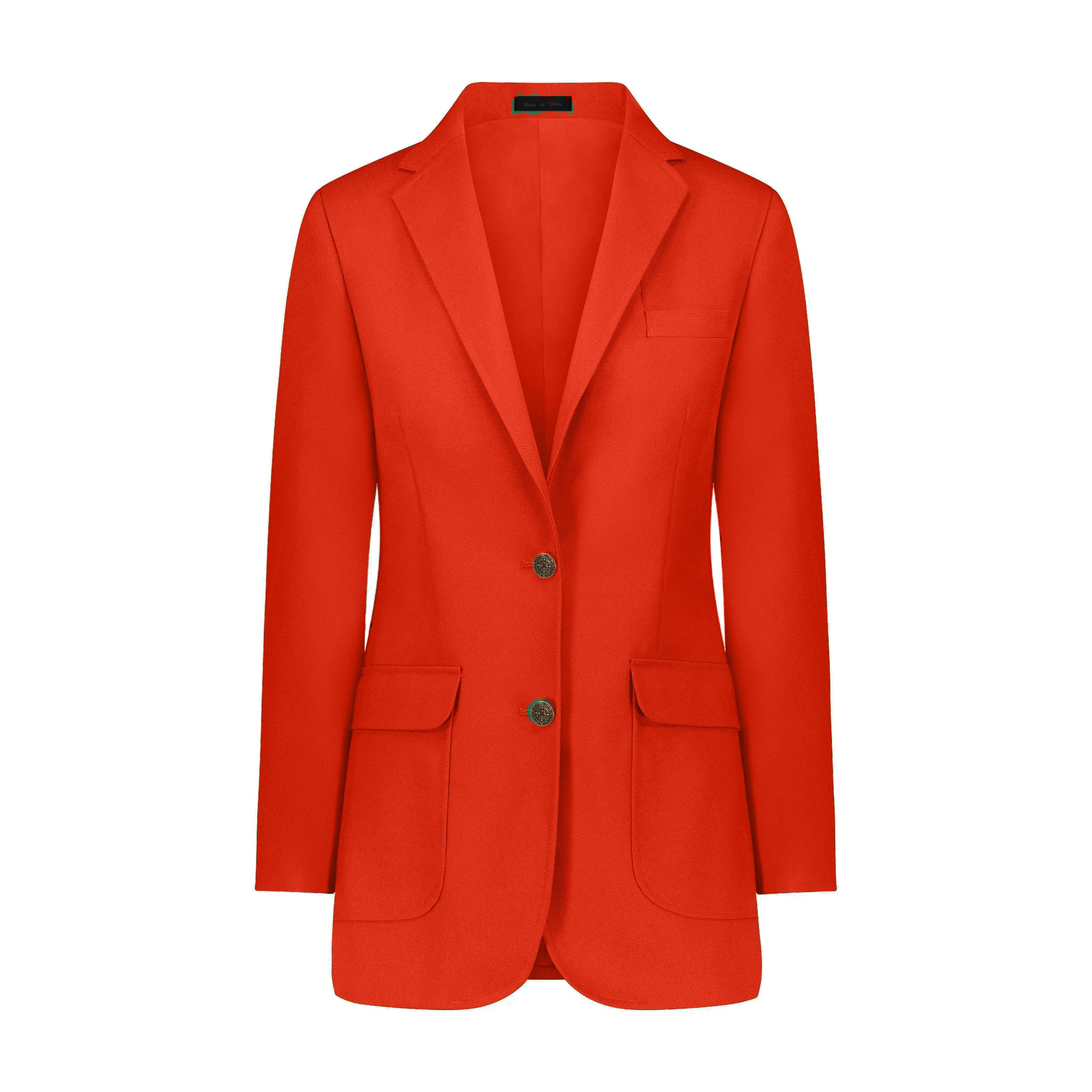 Women's Orange Blazer